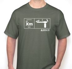 XM42 T-Shirt Green ELEMENTAL XM42 Periodic Table- 3XL