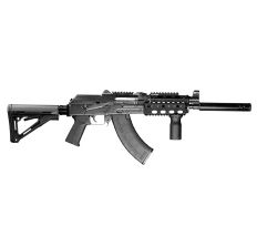 Zastava ZPAP92 AK-47 Rifle Black 7.62x39 16.5" Barrel Pinned and Welded Muzzle Extension Magpul CTR Stock 30rd - 10 Free Magazines with Purchase!
