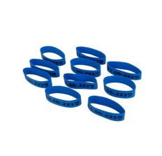 Faxon Firearms Magazine Marker Bands For 5.56/.223 Blue - 10 pack