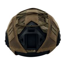 Guard Dog Tactical Level IIIa Ballistic Helmet - Universal Fit - Black Multicam Cover