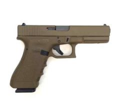 Glock 17 Pistol - Glock 17 Gen 3 Full FDE (2) 17rd mags PI1750204D