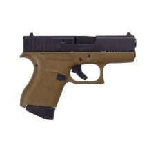 Glock 43 9mm Pistol FDE 3.39'' barrel (2) 6rd mags UI4350201D MADE IN USA