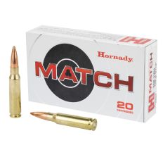 Hornady Rifle Ammunition 308 Winchester 168gr Boat Tail Hollow Point 20rd