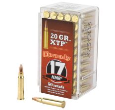 Hornady Rimfire Ammunition 17 HMR Varmint Express 20gr XTP 50rd Box