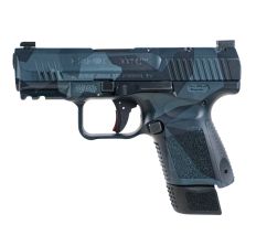 CANIK TP9 Elite Sub Compact Pistol - Splinter Camo Blue 9mm 3.6" 12rd/15rd Mag