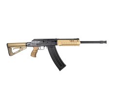 Kalashnikov USA Shotgun 3" 12 gauge Shotgun, Semi-Auto, one 10 round magazine, 18" barrel, muzzlebrake, collapsible stock, handguard w/rails, FDE synthetic 