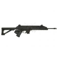 CZ SCORPION 9mm CARBINE CA LEGAL 16.2" 1/2x28 threaded barrel BLACK w/ installed grip wrap, adapter & FIXED Magpul MOE stock (2) 10rd mags - California Legal FEATURELESS Sale!