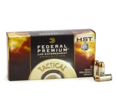 Federal 45 ACP Ammunition 230 Grain HST Jacketed Hollow Point Law Enforcement 50 Rounds