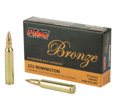 PMC Rifle Ammunition .223 Remington Rifle Ammo - 55 Grain FMJ-BT 1000RD * Free Shipping for Black Friday *