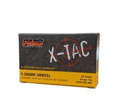 PMC Rifle Ammunition X-TAC 5.56NATO 62 Grain LAP Green Tip 1000rd Case * Free Shipping for Black Friday *