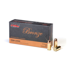 PMC 9mm Luger 115 gr JHP Jacketed Hollow Point Ammunition 1000rd Case (20 boxes of 50)