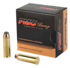PMC Bronze 44 Remington Magnum 180 grain Jacketed Hollow Point JHP 25rds