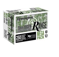 Remington Handgun Ammunition 9mm 115gr FMJ 250rd Box