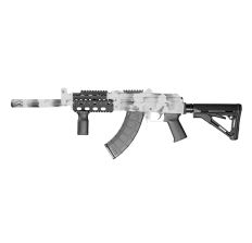 Zastava ZPAP92 AK-47 Rifle - Artic White Camo 7.62x39 16.5" Barrel Pinned and Welded Muzzle Extension Magpul CTR Stock 30rd - 10 Free Magazines with Purchase! 
