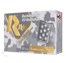 Rio Royal Buck 9P 12ga 00 Buckshot 2.75 inch Shotgun Shells 1345 fps - 5rd