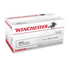 Winchester USA Ammo .45ACP 230gr FMJ - 100rd Box