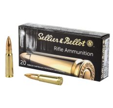 Sellier & Bellot Rifle Ammunition 7.62x39 124gr FMJ Non Magnetic 20rd