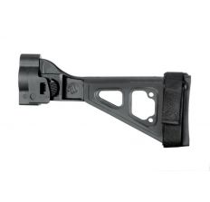 SB Tactical SBT5A Pistol Stabilizing Brace Black HK Pistol Compatible Side Folding MP5 Aluminum Adapter w/ QD socket