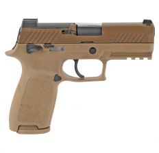 Sig Sauer P320 Carry Manual Safety M18 9mm 3.9" 17RD/21RD Coyote 
