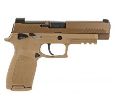 SIG SAUER P320 9mm 4.7" M17 Safety Coyote w NS Plate - *FREE SHIPPING*