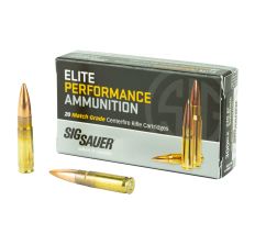 Sig Sauer Elite Performance Match Rifle Ammunition 300 Blackout 220gr OTM Subsonic 20rd Box