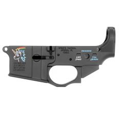 Spike's Tactical Stripped AR-15 Lower Receiver (SNOWFLAKE) Color Filled