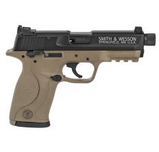 Smith & Wesson M&P 22LR Pistol 3.5" Threaded Barrel FDE/Black 22LR 10rd