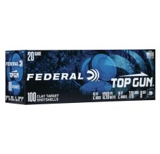 Federal Top Gun Shotshell 20ga 7/8oz #8 - 100rd