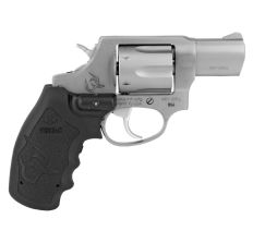 Taurus Firearms Model 856L Double Action Revolver 38 Special Stainless Steel Viridian Laser 2" Barrel