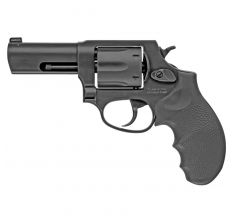 Taurus 856 Revolver .38 Special 3" Barrel 6rd Front Night Sight - Black W/ Hogue Grip