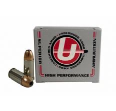 Underwood Ammo 9mm Luger Handgun Ammo - 124 Grain +P+  Jacketed Hollow Point 20rd Box