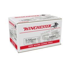 WINCHESTER USA 5.56X45 55GR FMJ 800RD CASE