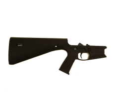Wraithworks WARP-15 Black Polymer Complete AR15 Lower Receiver Mil-Spec Parts Kit Integral Buttstock & Textured Pistol Grip - Free Shipping
