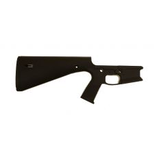 Wraithworks WARP-15 Black Polymer Stripped AR15 Lower Receiver Integral Buttstock & Textured Pistol Grip - Free Shipping