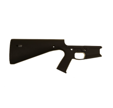 Wraithworks WARP-15 Black Polymer Stripped AR15 Lower Receiver Integral Buttstock & Textured Pistol Grip - Free Shipping