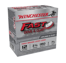 Winchester Shotshell Ammunition 12ga Fast Dove & Clay #7.5 Shot 1oz 25rd