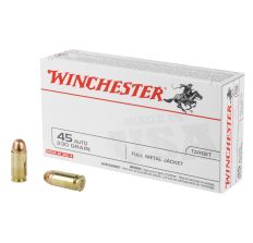 Winchester Handgun Ammunition 45ACP 230gr FMJ 50rd Box