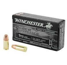 Winchester Handgun Ammunition 9mm Luger 147gr Super Suppressed Subsonic 50rd Box