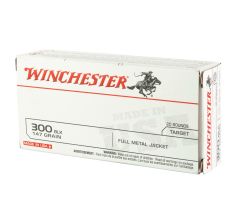 Winchester Rifle Ammunition 300 Blackout 147gr FMJ 20rd