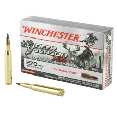 Winchester Rifle Ammunition Deer Season 270 Winchester 130gr Polymer Tip 20rd
