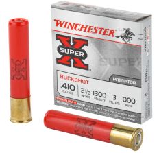Winchester Shotshell Ammunition 410 2.5" 000 Buckshot 5 Round