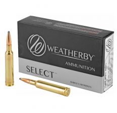 Weatherby Ammunition Select 7mm Weatherby Magnum Ultra-high Velocity Ammunition Hornady 154gr Interlock 20rd