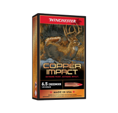 Winchester Rifle Ammunition 6.5 Creedmoor Copper Impact 125gr Copper Extreme Point 20rd