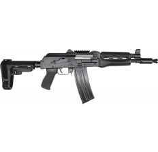 Zastava ZPAP85 Alpha AK-47 Pistol Stained Wood Handguard 5.56NATO 10" Barrel Booster Brake SBA3 Arm Brace 30rd ***FREE HOLOSUN RED DOT HS403B WITH PURCHASE*** FREE SHIPPING!