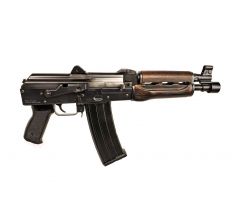Zastava ZPAP85 AK-47 Pistol 5.56NATO 10" Barrel Stained Walnut Handguard 30rd *** TWO FREE MAGAZINES WITH PURCHASE ***