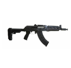 Zastava ZPAP92 AK-47 Pistol 7.62x39 10" Chrome Lined Barrel Stained Wood SBA3 Brace Booster Brake Bulged Trunnion 30rd ***2 Free Additional Magazines with Purchase & Free Shipping!***